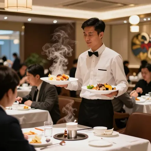Từ vựng 上菜 – dọn món, mang món ăn lên bàn