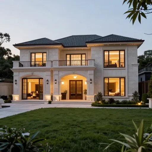 Từ vựng 墅 – biệt thự, nhà nghỉ ngoại ô