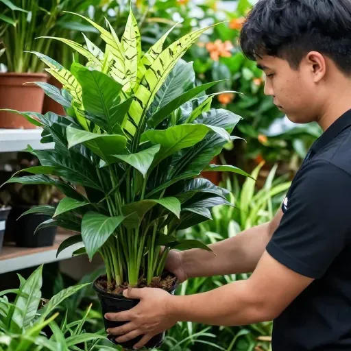 Đi mua cây cảnh tặng bạn