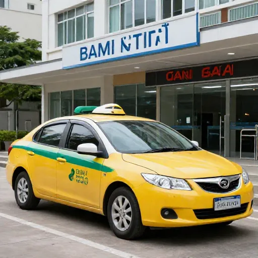 Gọi taxi đến bệnh viện